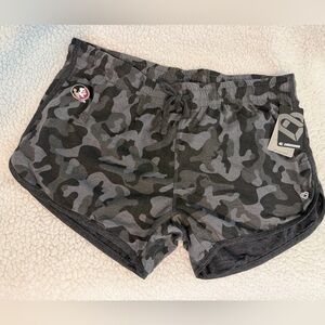 Colosseum Gray Camo Athletic FSU Shorts